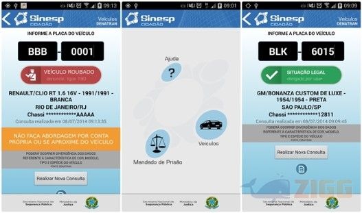 sinesp cidadao app