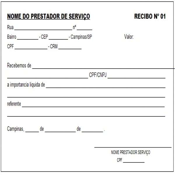 Modelo de RPA (Recibo de Pagamento Autônomo) - como fazer 